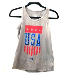 UNDER ARMOUR USA TANK TOP